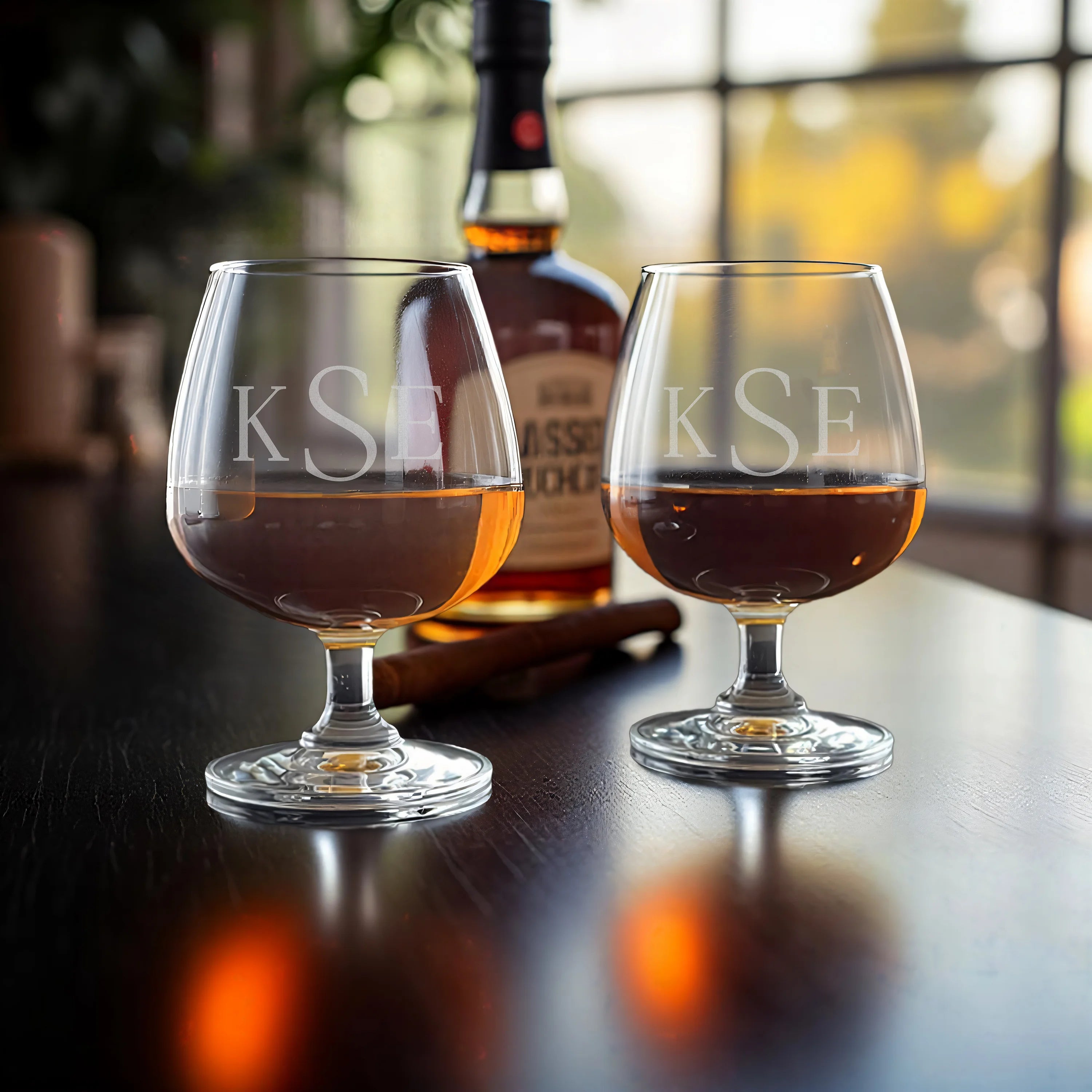 Personalized Brandy & Cognac Snifter – Gift Box Set of 2