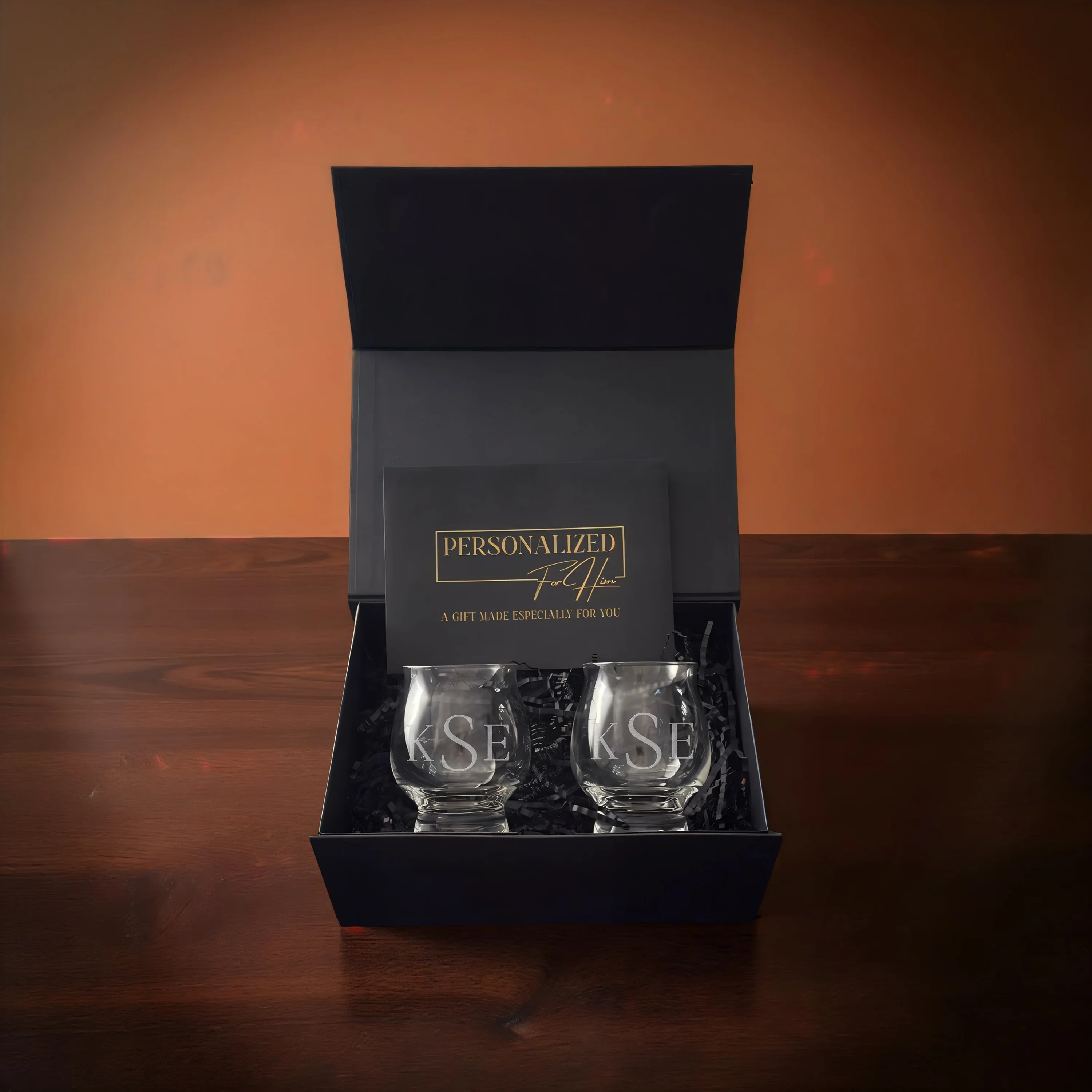 Kentucky Bourbon Trail Personalized Tasting Glass – Gift Box Set of 2