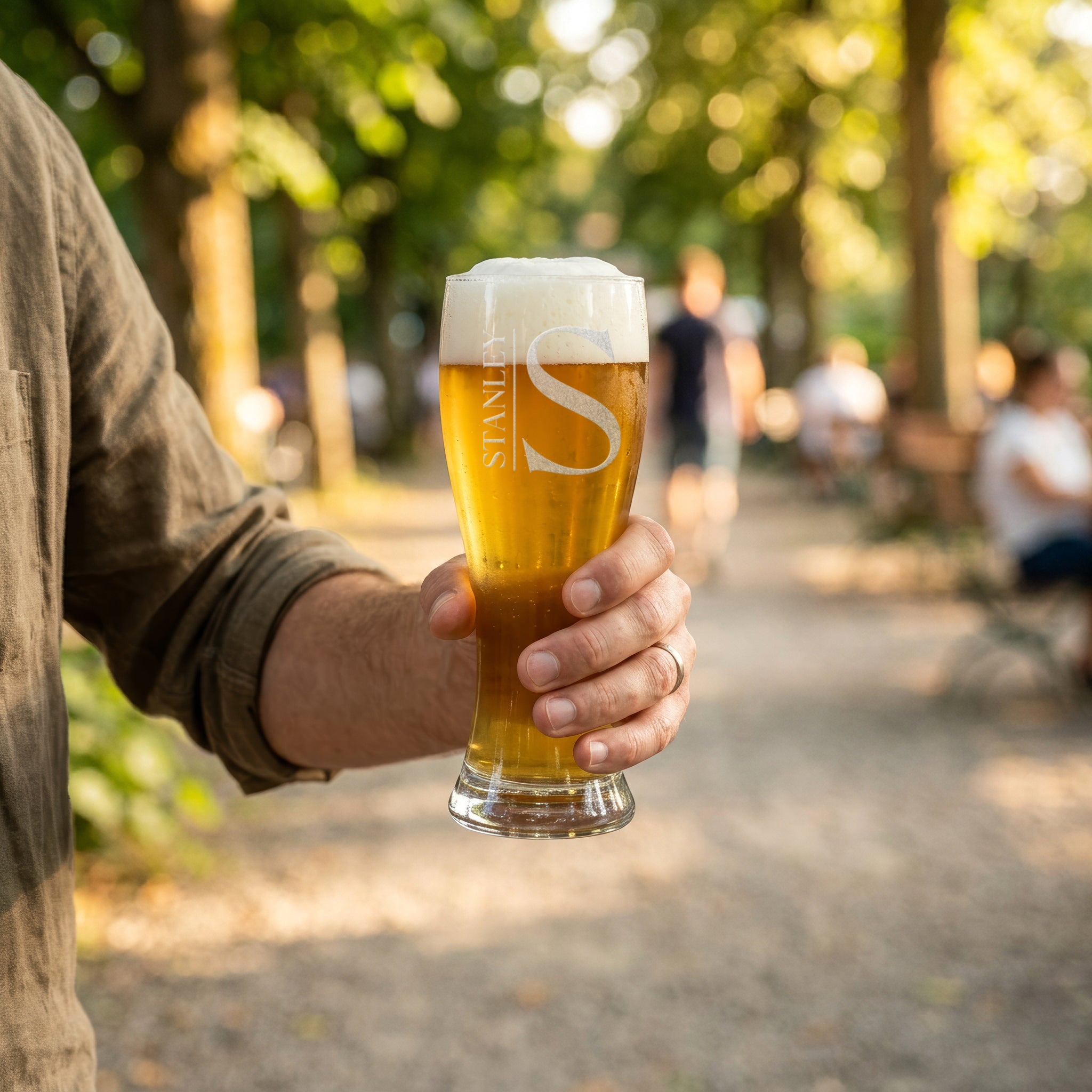 Personalized Ammo Box Gift Set with 2 Pilsner Glasses