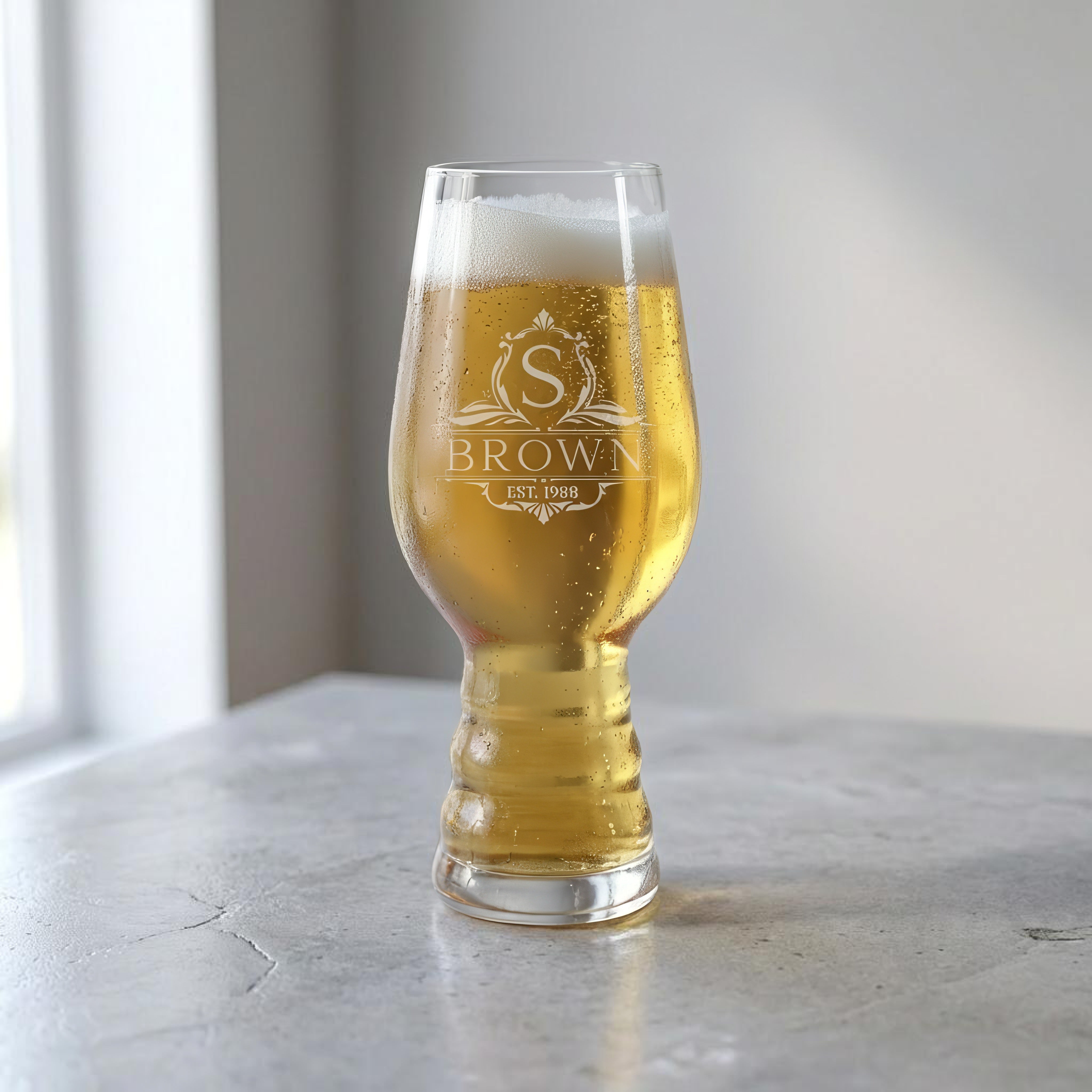 Personalized Select IPA Beer Glass