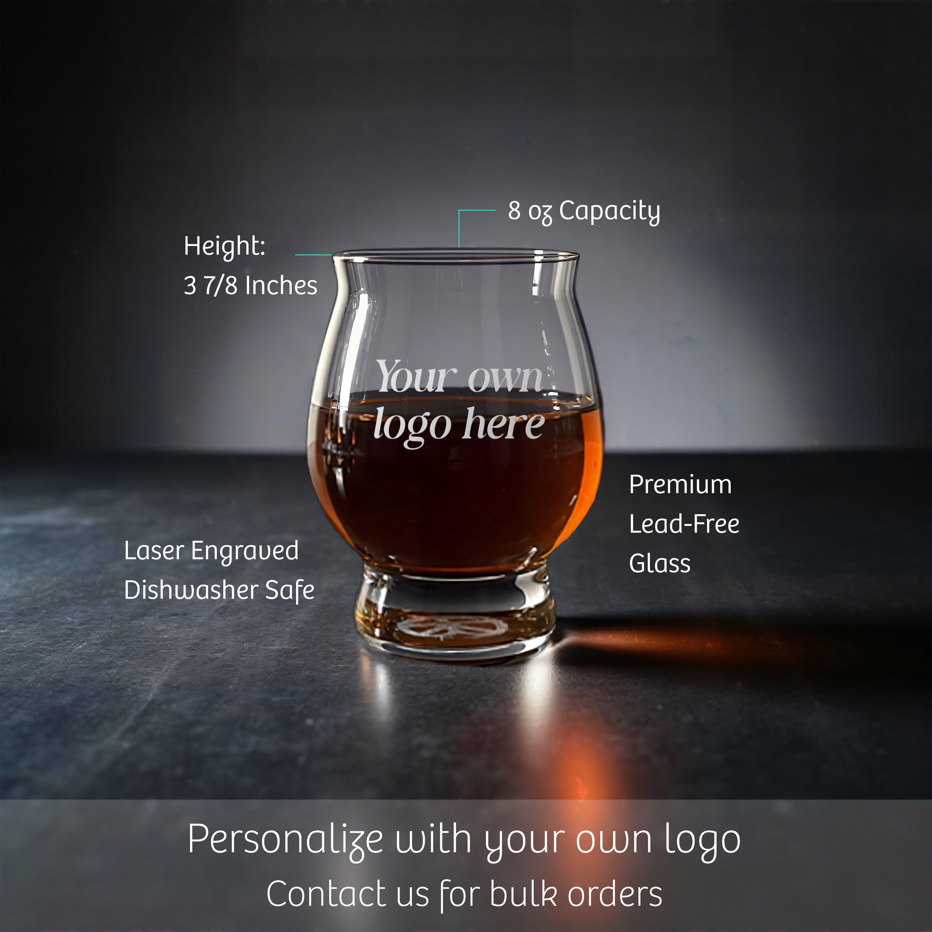 Kentucky Bourbon Trail Engraved Bourbon Tasting Glass