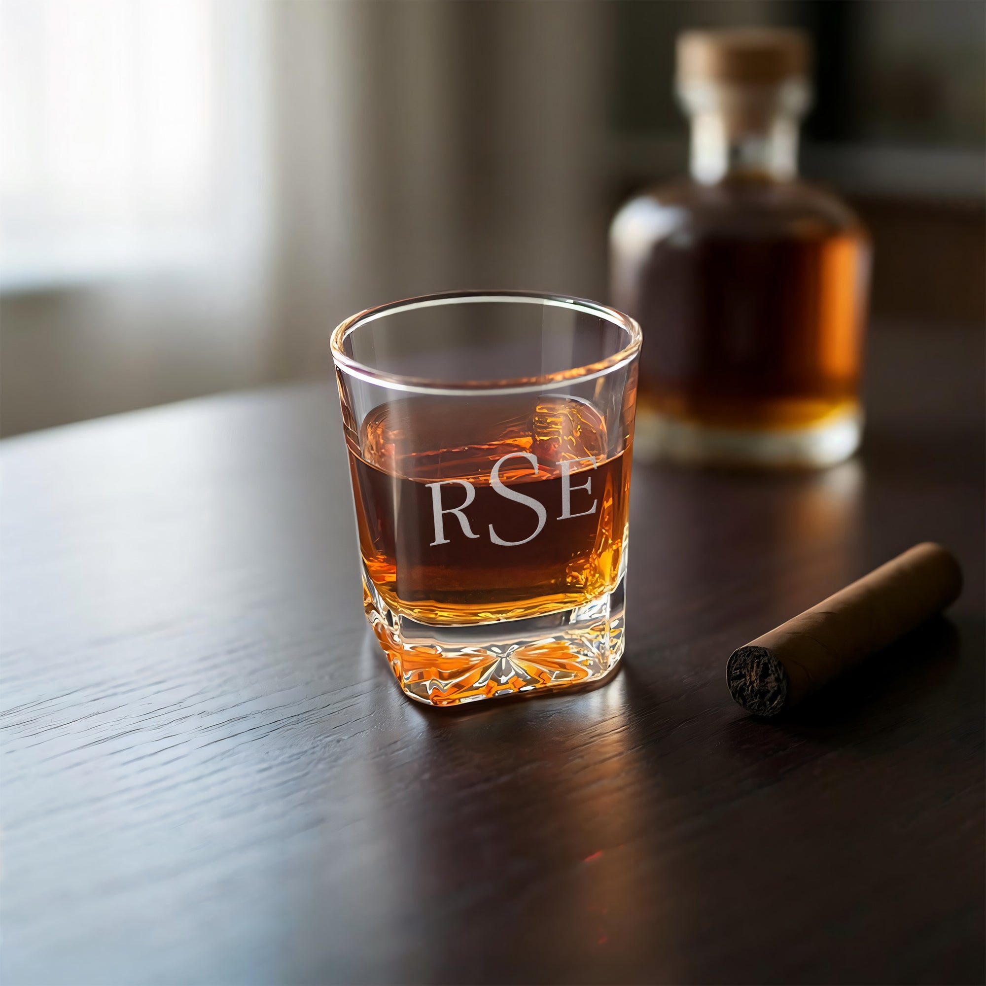 Signature Square Cut Rocks Glass