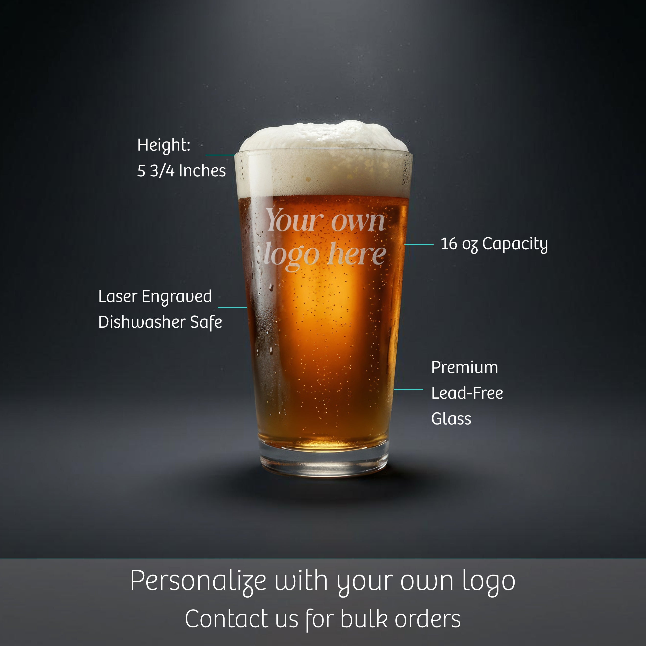 Signature Pint Glass Pair – Gift Box Edition