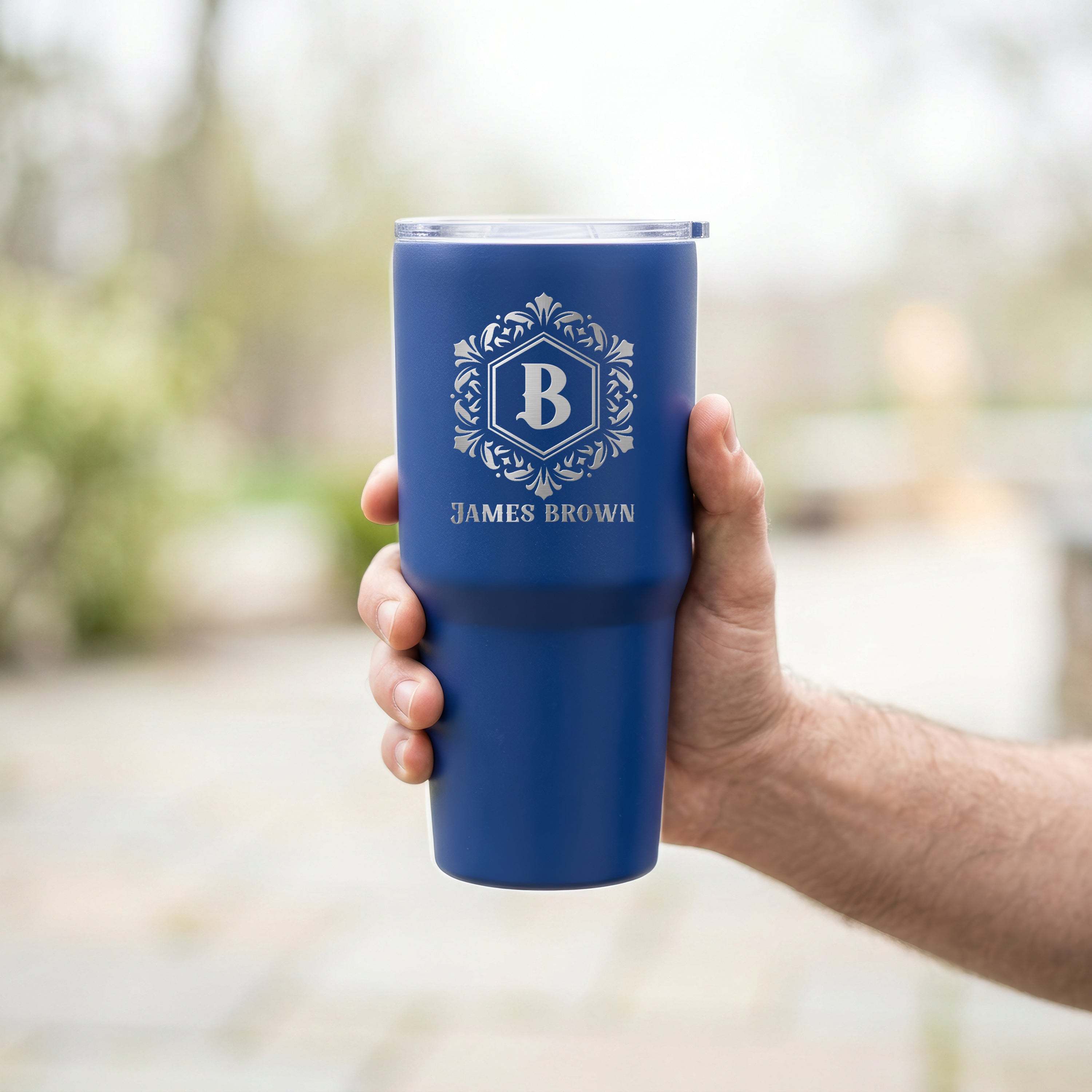 Personalized Monogram Tumbler for Him