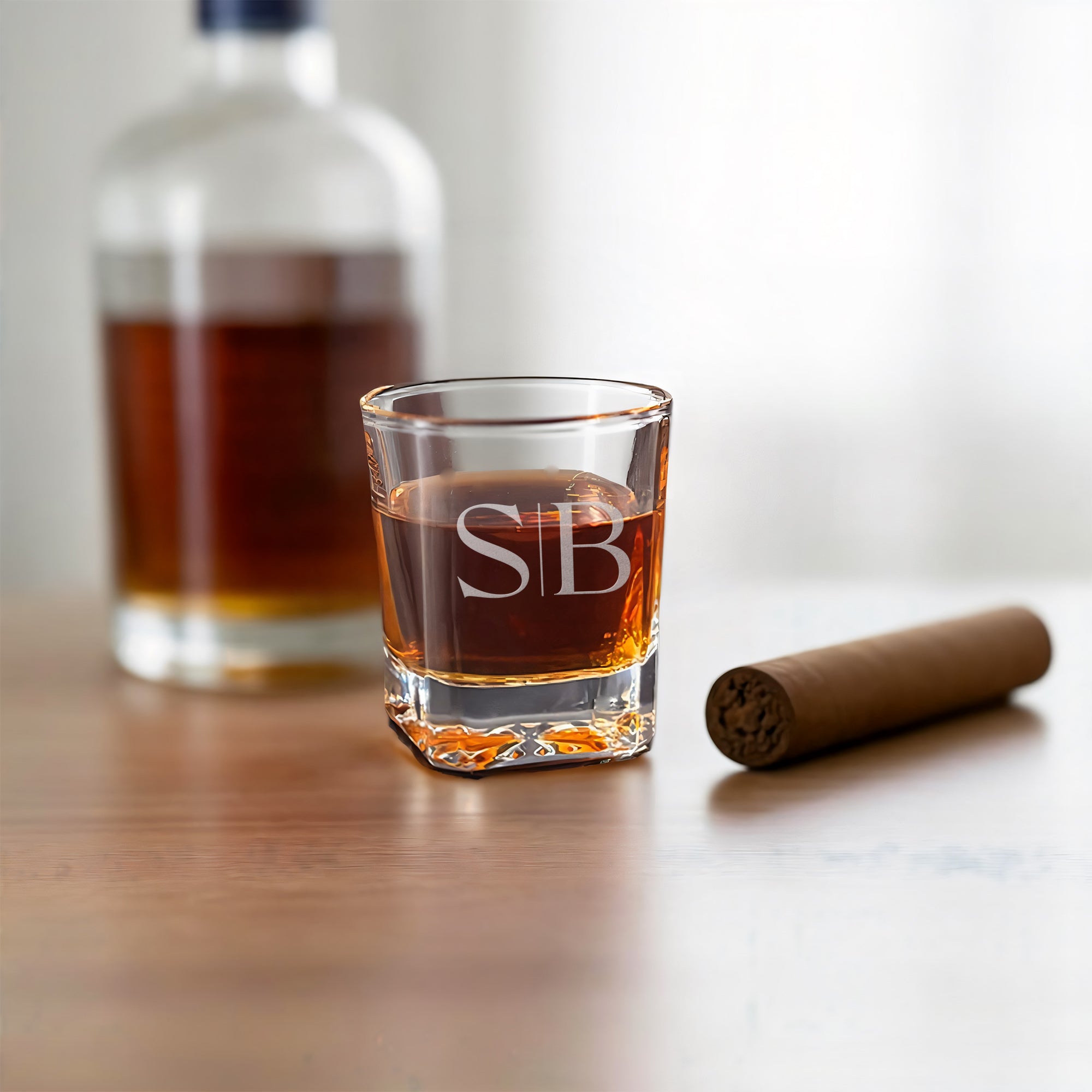 Signature Square Cut Rocks Glass