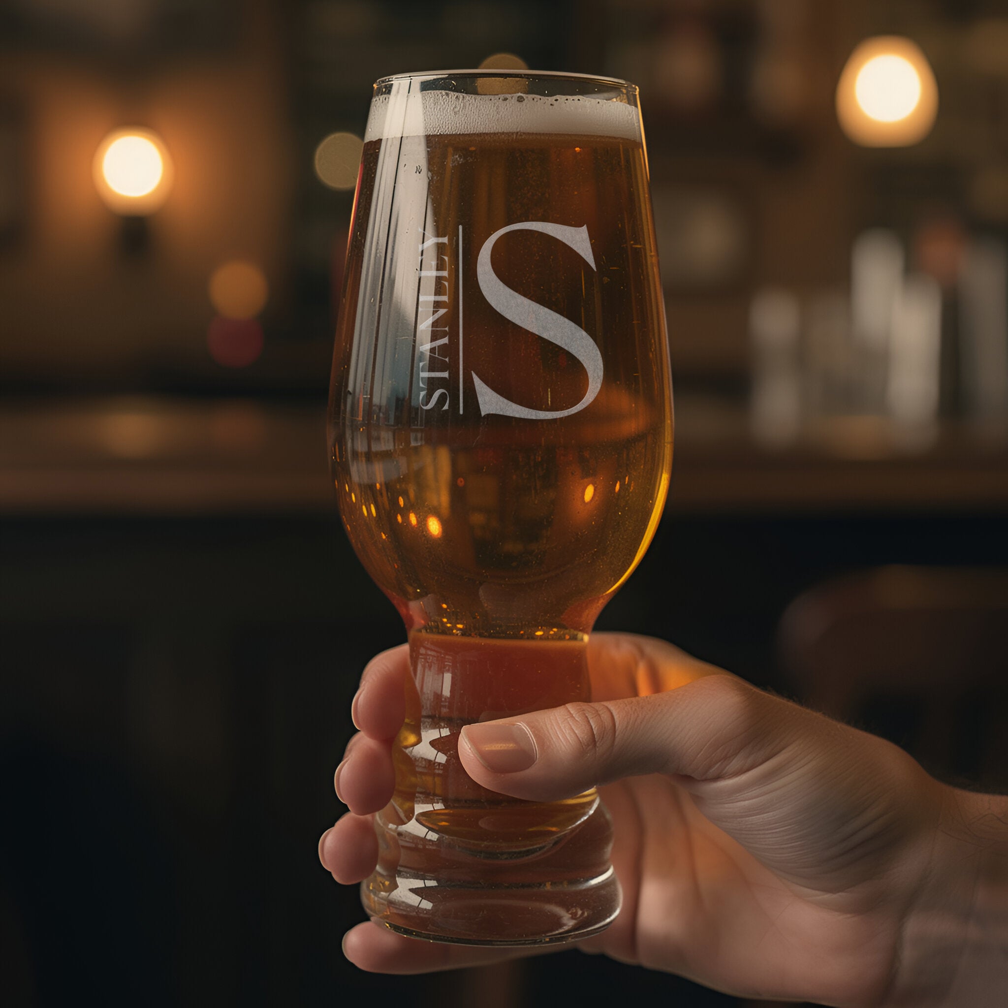 Personalized Select IPA Beer Glass