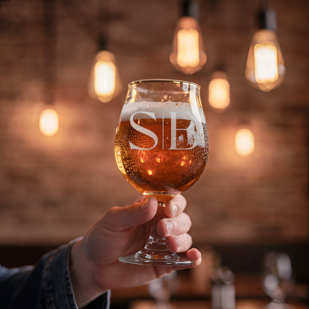 Belgian Tulip Beer Glass Set of 4