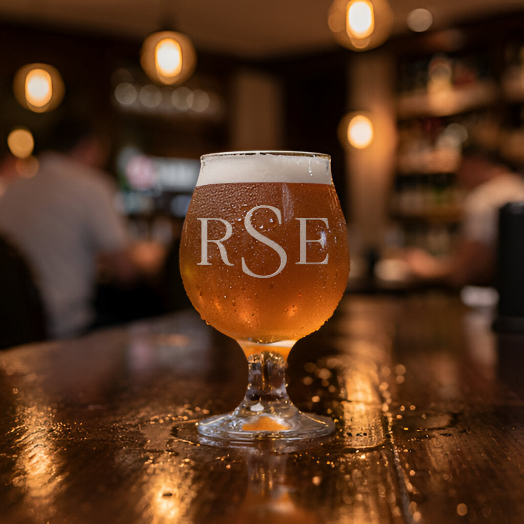 Belgian Beer Glass Pair with Gift Box