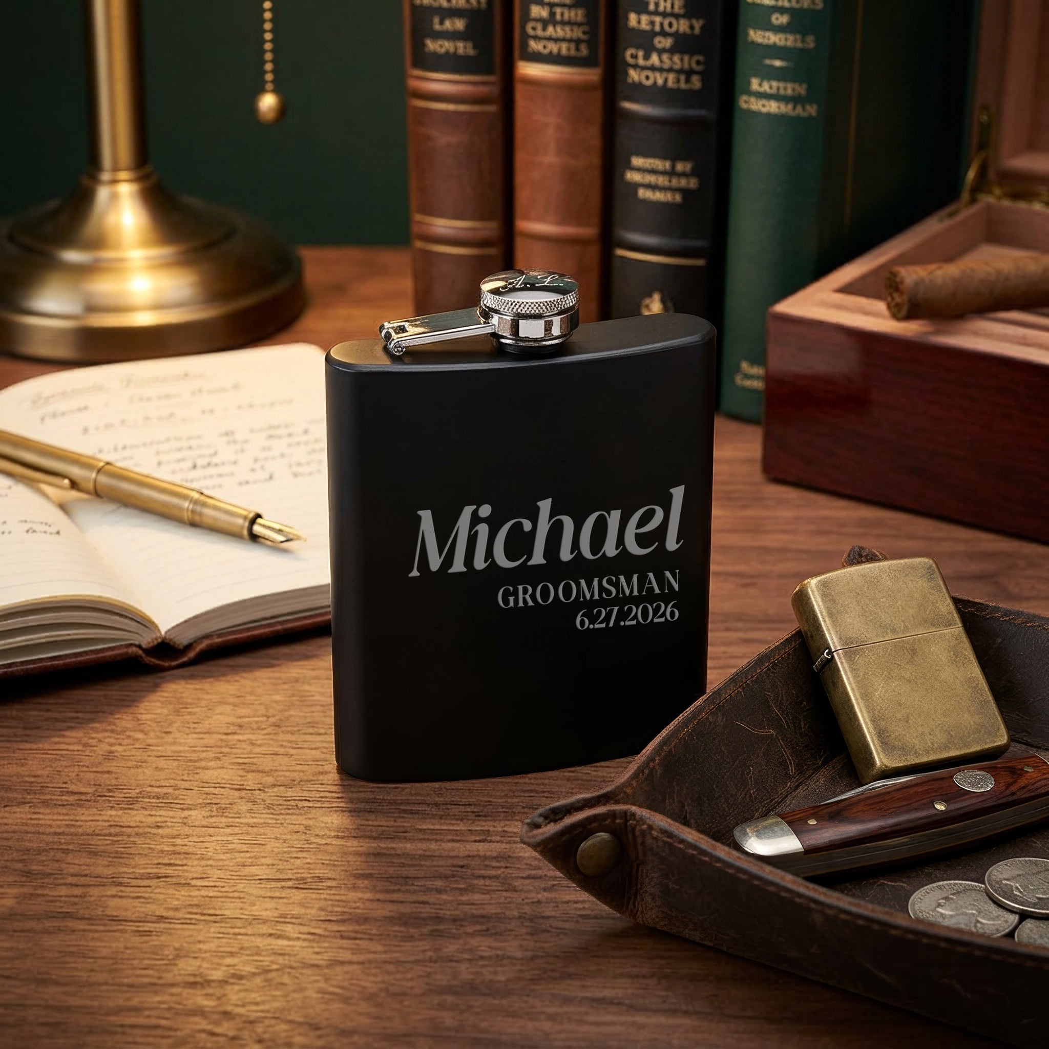 Signature Personal Liquor Flask 6 oz