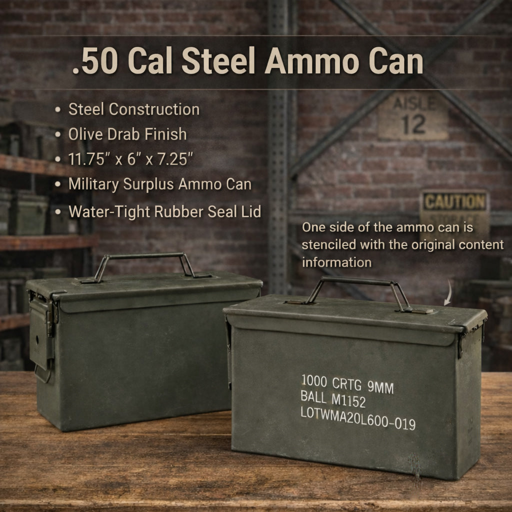 Custom Engraved Ammo Box for Men