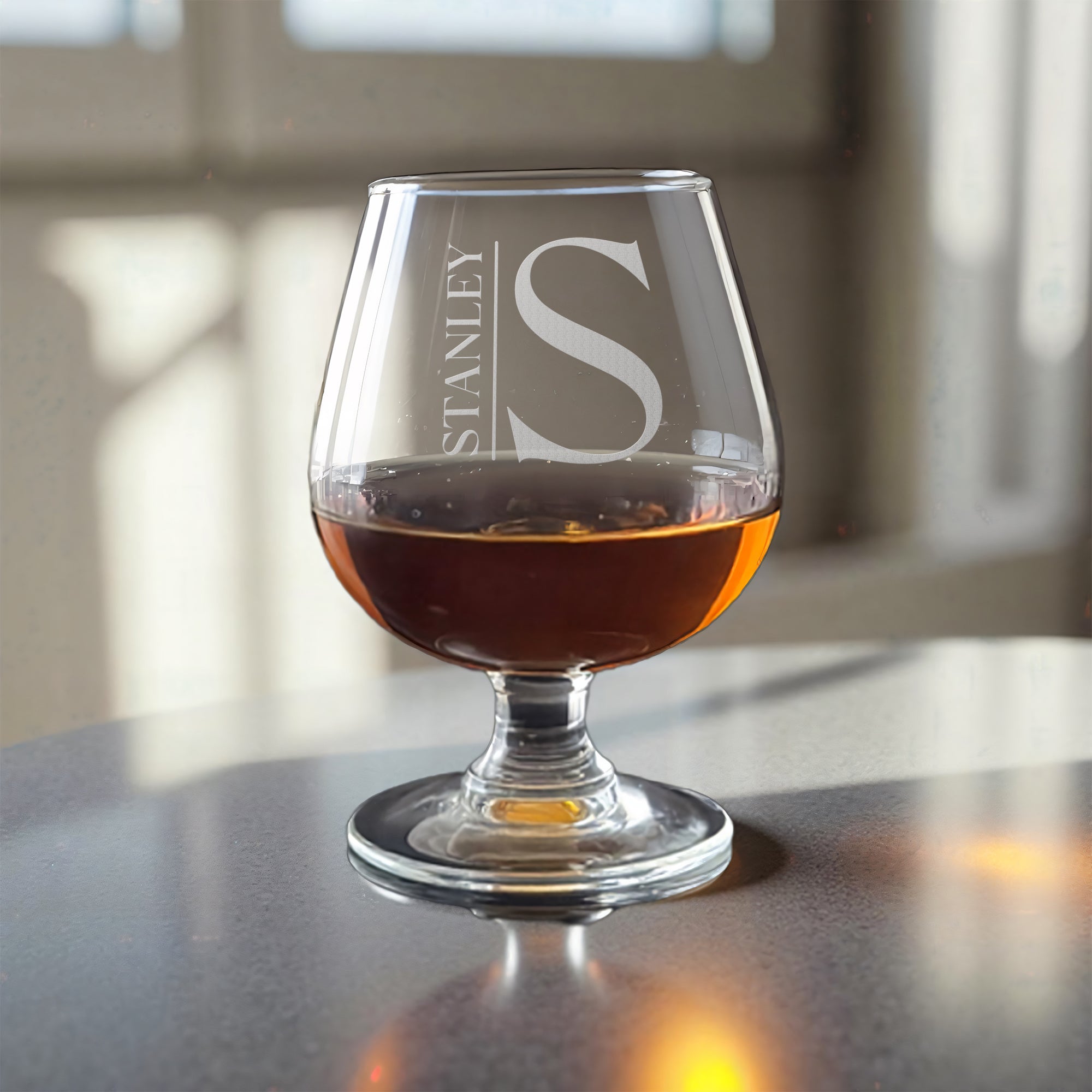 Personalized Brandy Snifter Glass