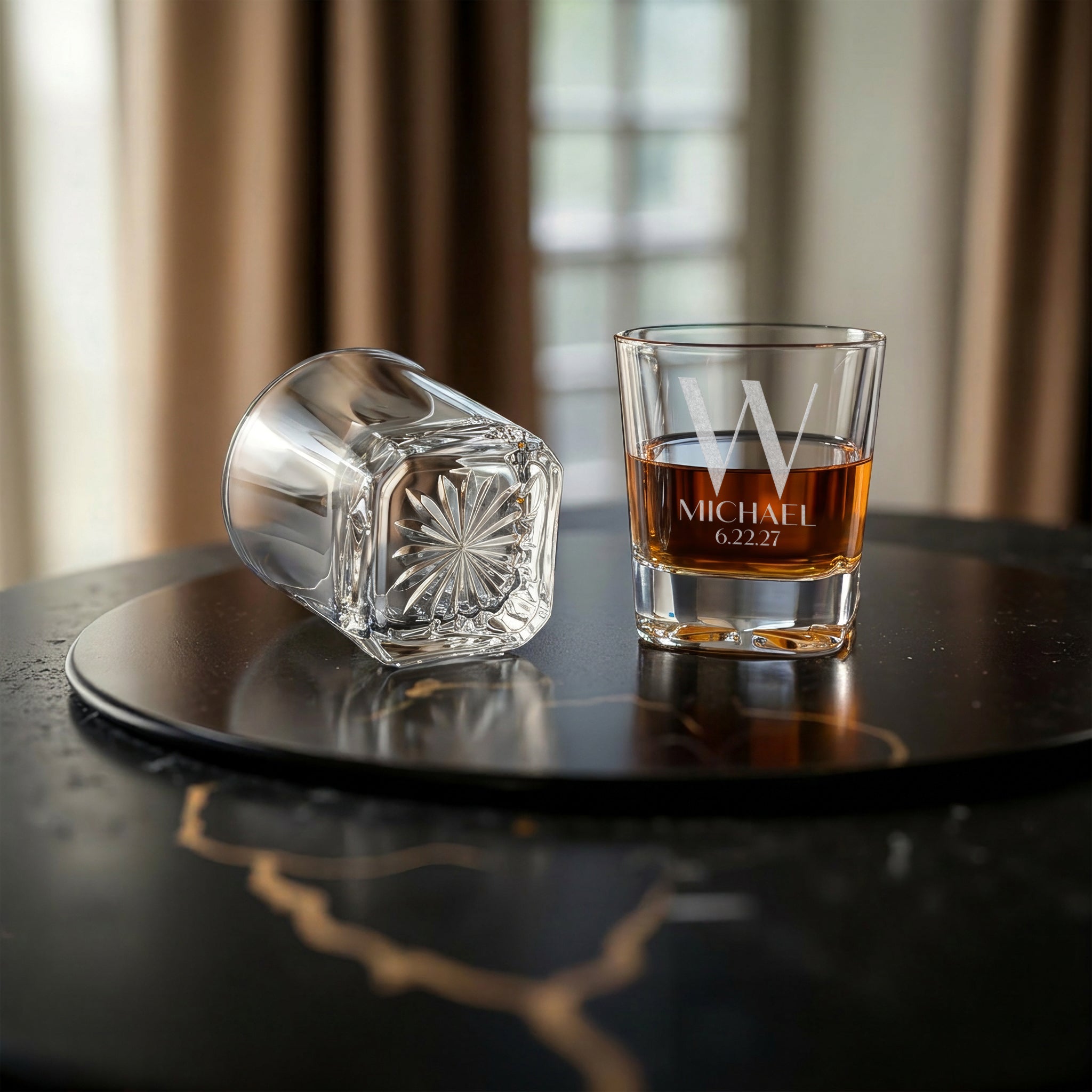 Signature Square Cut Rocks Glass