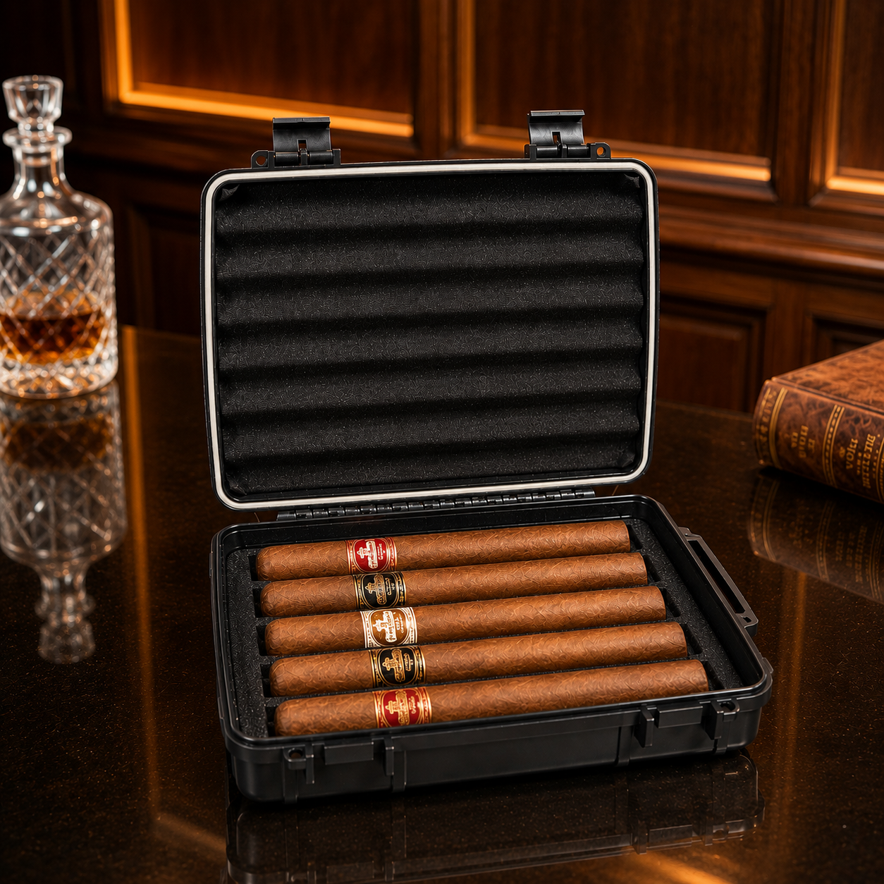 Personalized Travel Cigar Case