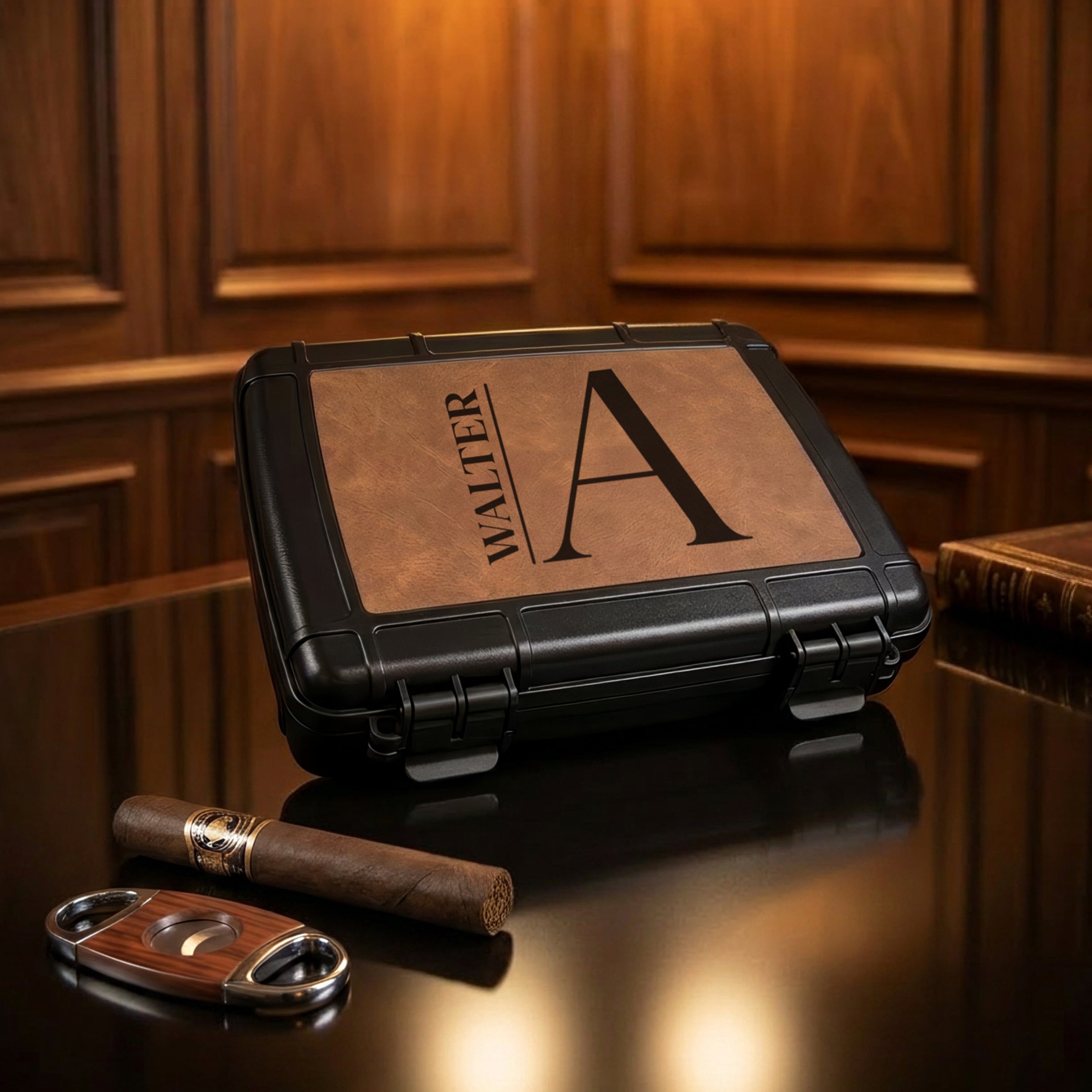 Personalized Travel Cigar Case